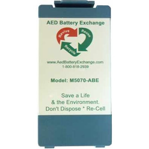 PM0807: Philips M5070A Battery Heartstart FRx AED 861304 Re-Celled Lithium OEM Replacement