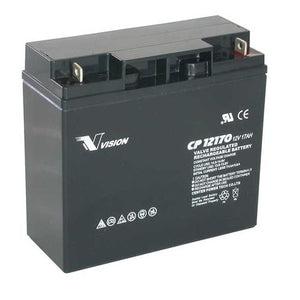PM0176-2: 12V 17AH SLA Battery, Nut & Bolt Terminal Qty: 2