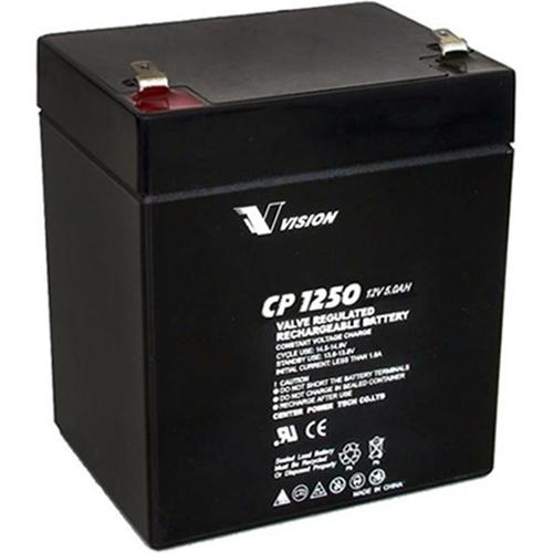 PM0131-T2-8: 12V 5AH SLA Battery, .250
