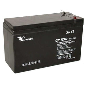 PM0201: 12V 7AH Battery, .187 Terminal (T1)