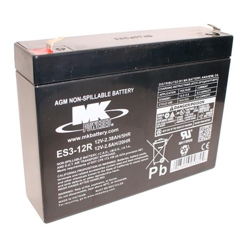 PM0063: 12V 3AH SLA Battery, .187 Terminal (T1)