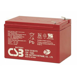 PM0032: 12V 15AH SLA Battery, .250 Terminal (T2), Extended Run High Cycle