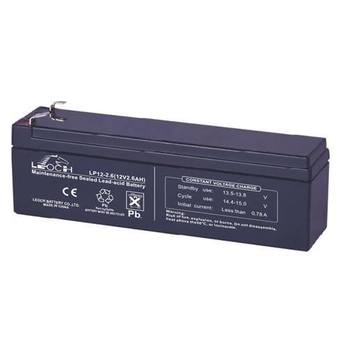 PM0296: 12V 2.6AH SLA Battery, .187 Terminal (T1)