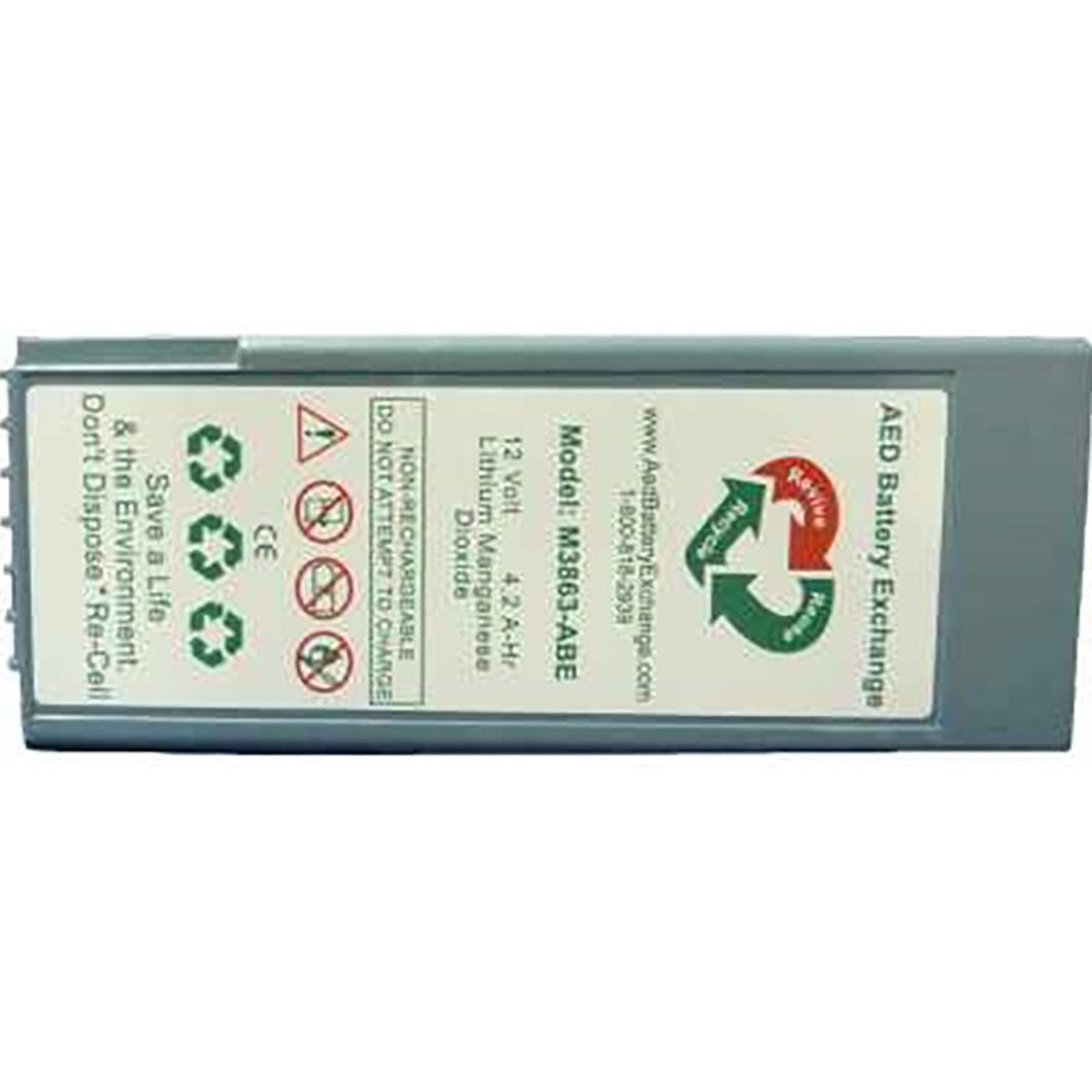 PM0818: Philips M3863A Battery 12v Lithium AED Re-celled