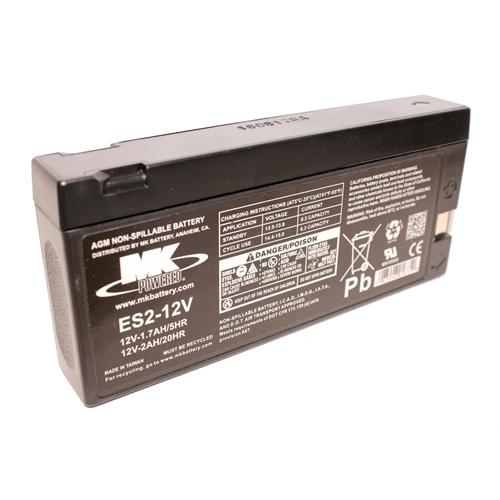 PM0168: 12V 2AH SLA Battery, Clip Terminals