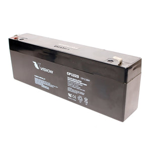 PM0331: 12V 2.3AH SLA Battery,  .187 Terminal (T1)